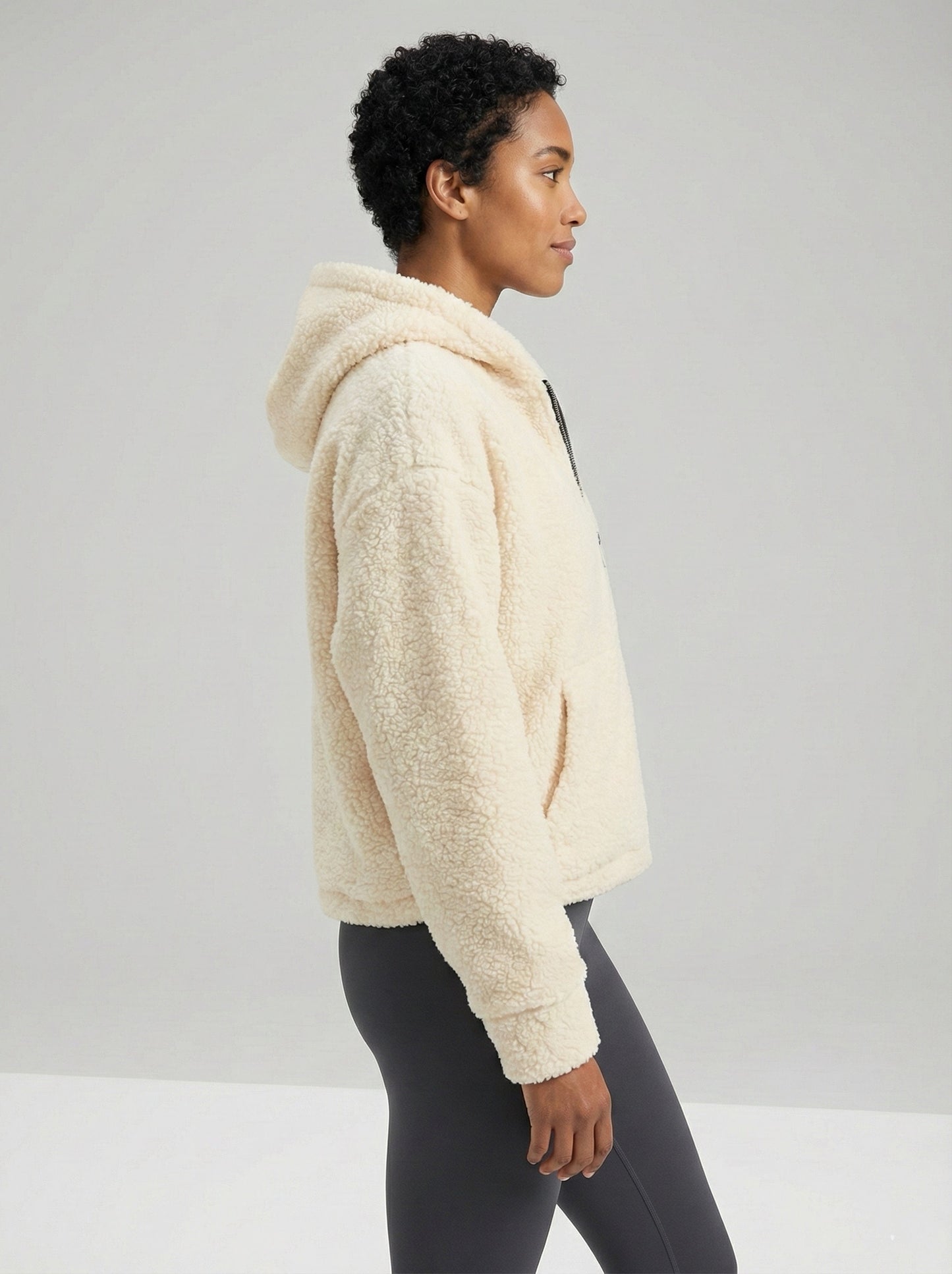 Leichte Teddy-Jacke – weich, warm & alltagstauglich