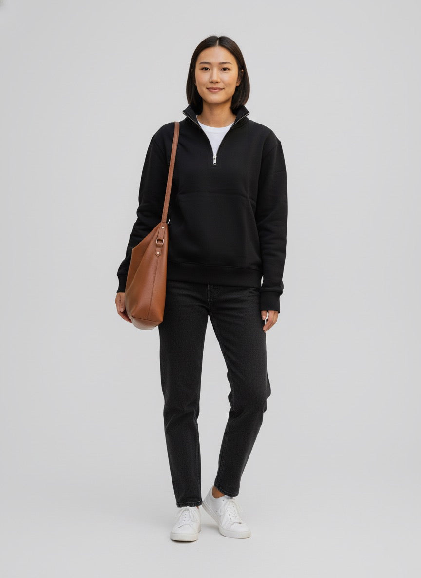 1/4 Zip Pullover Oversize