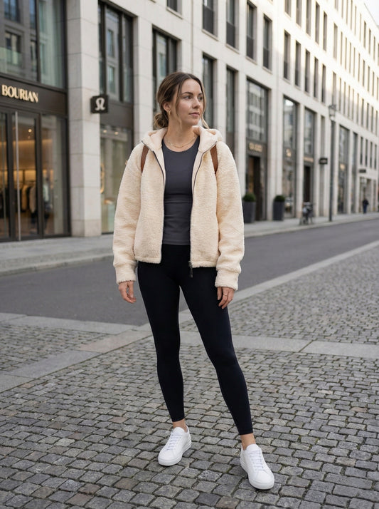 Leichte Teddy-Jacke – weich, warm & alltagstauglich